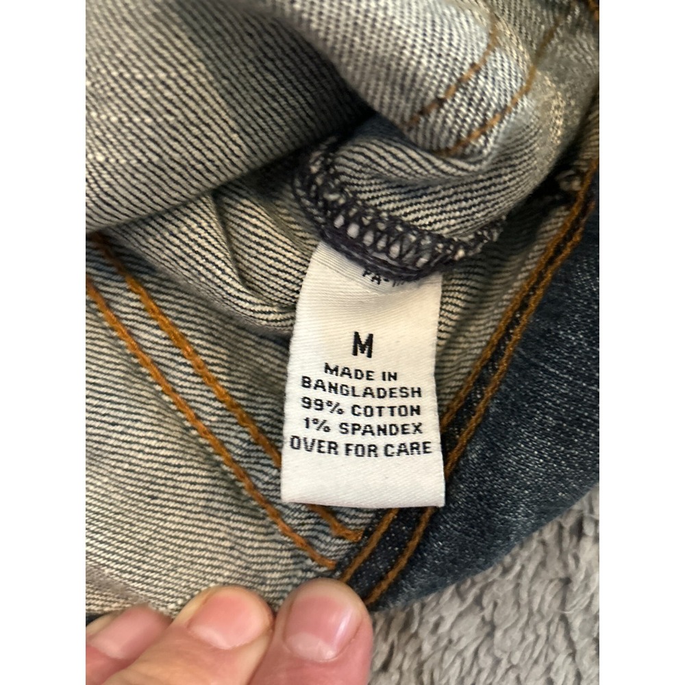 U.S. Polo Assn. Jeans Co Jean Jacket Womens Medium Trucker Blue Denim Pockets - Picture 5 of 6
